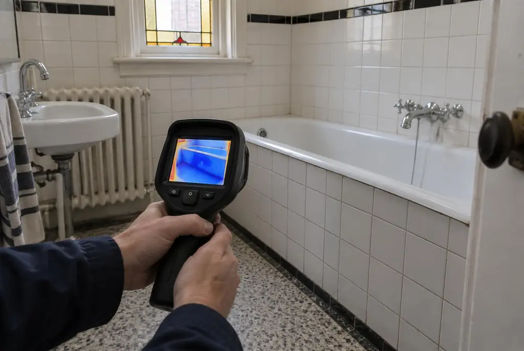 Lekdetectie Culemborg – onderzoek in een badkamer van een oudere woning